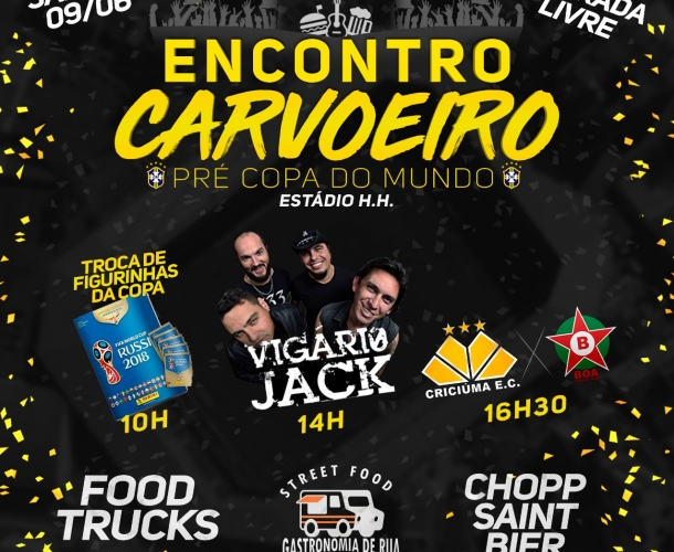 Atrações especiais antes de Criciúma e Boa Esporte