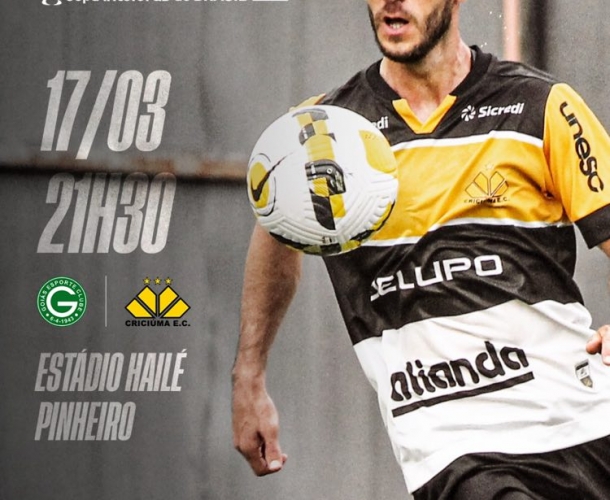 CBF define data e horário de Goiás x Criciúma