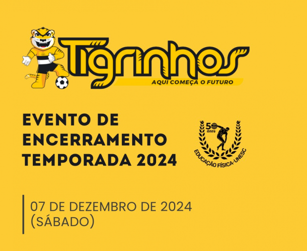 Centro de Treinamento Antenor Angeloni será sede do torneio de encerramento do Projeto Tigrinhos 2024