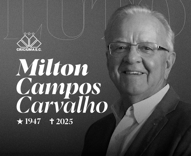 Clube lamenta a morte do ex-presidente Milton Carvalho