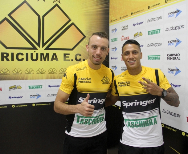 Criciúma apresenta meia e atacante