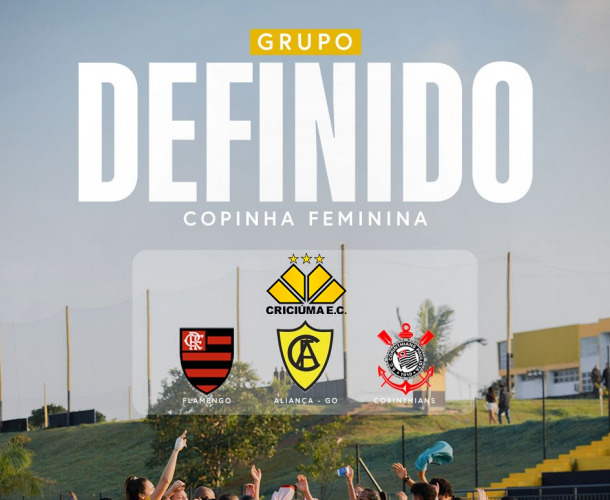 Criciúma conhece grupo da Copinha Feminina 2025
