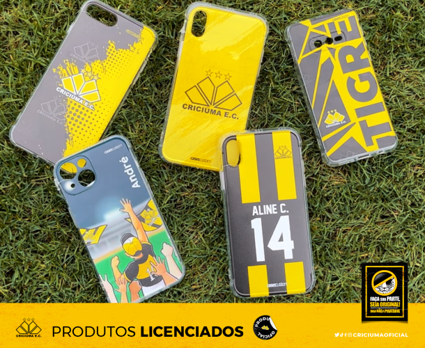 Criciúma e Cases & Capas fecham parceria para licenciamento de produtos