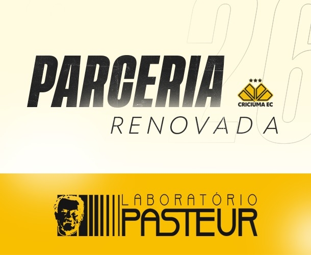 Criciúma e Laboratório Pasteur renovam parceria para a temporada de 2026