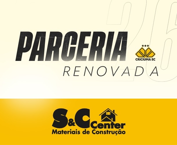 Criciúma e S&C Center renovam parceria para a temporada de 2026