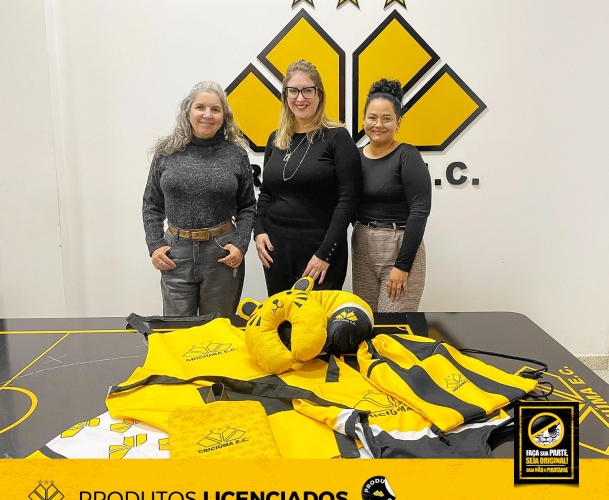 CRICIÚMA E SIGNORA FECHAM PARCERIA PARA LICENCIAMENTO DE PRODUTOS