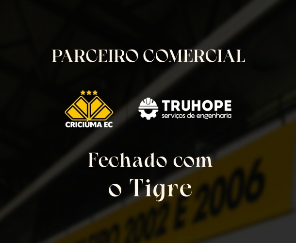 Criciúma E.C. fecha parceria com a Truhope Engenharia