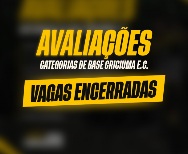 Criciúma encerra inscrições para seletiva das categorias de base