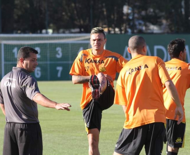 Criciúma faz treino no Palmeiras