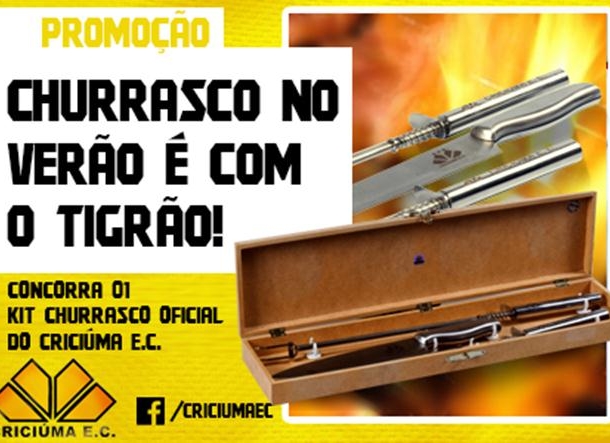 Criciúma sorteará kit churrasco para a torcida