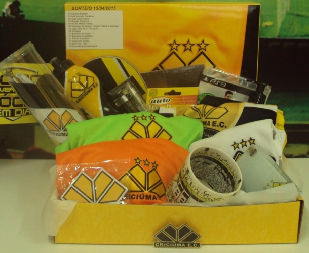 Criciúma sorteia kit para sócios