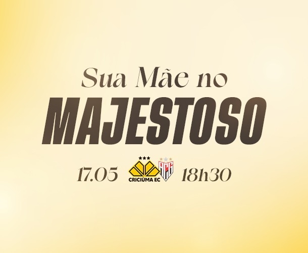 Criciúma terá ação em homenagem ao Dia das Mães no Majestoso 