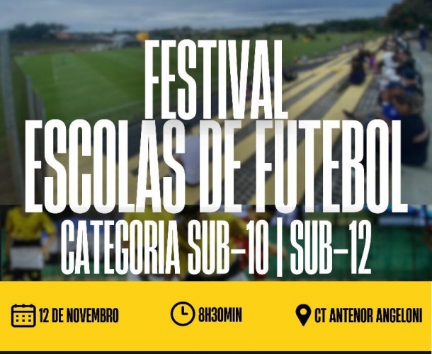 CT do Tigre recebe Festival Sub-10 e Sub-12 no domingo 