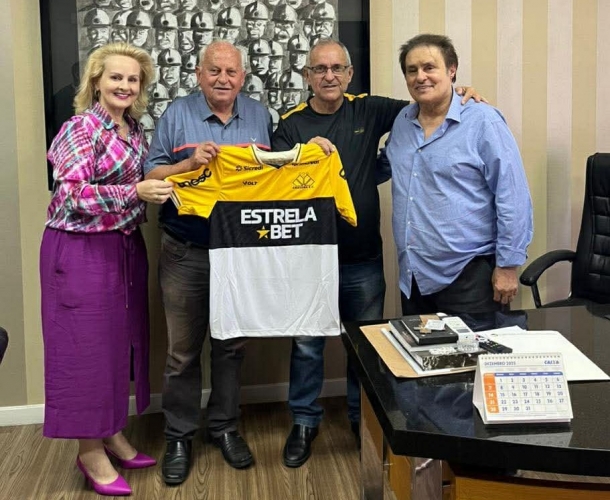 Diretoria do Criciúma é recebida nas empresas Salvaro
