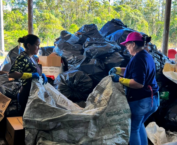 Espetigre 2025 gera 848 kg de resíduos destinados à reciclagem