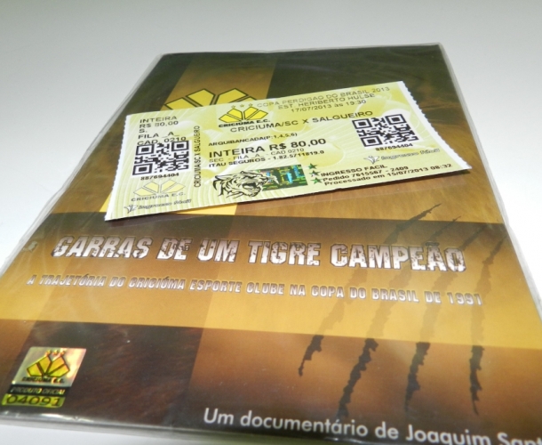 Ingressos à venda para a Copa do Brasil