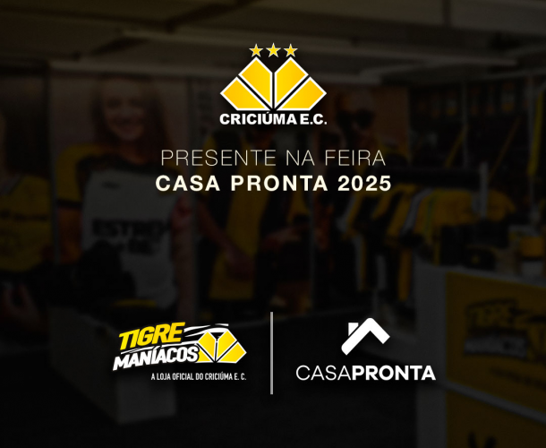 Loja TigreManíacos marca presença na Feira CasaPronta Criciúma 2025