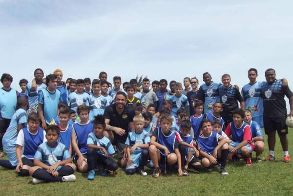 Luiz visita projeto social em Criciúma