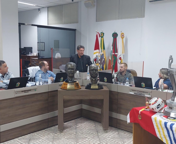 Presidente do Tigre é homenageado na Câmara de Cocal do Sul