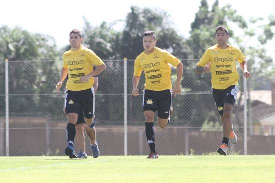 Primeiro treino de campo em 2016