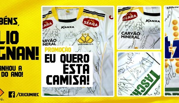Resultado do sorteio da camisa do Tigre autografada