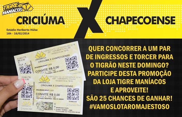 Resultado do sorteio de ingressos da Tigre Maníacos