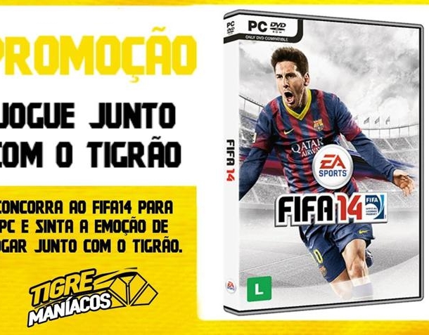 Resultado do sorteio do jogo FIFA 2014 para PC