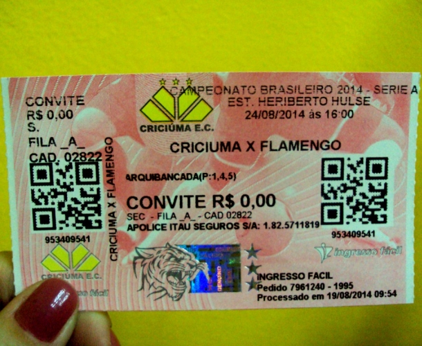 Resultado do sorteio dos ingressos para sócios