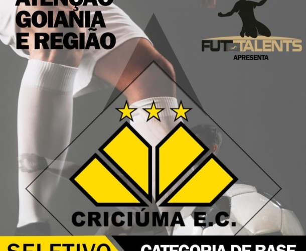 Seletiva de atletas para a base em Goiânia
