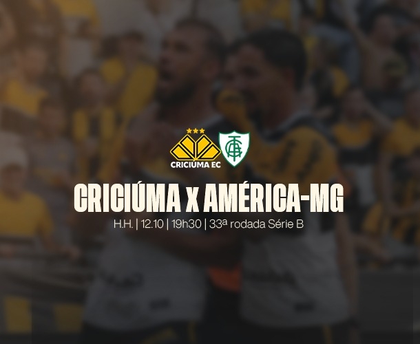 SERVIÇO DE JOGO Criciúma x América- MG