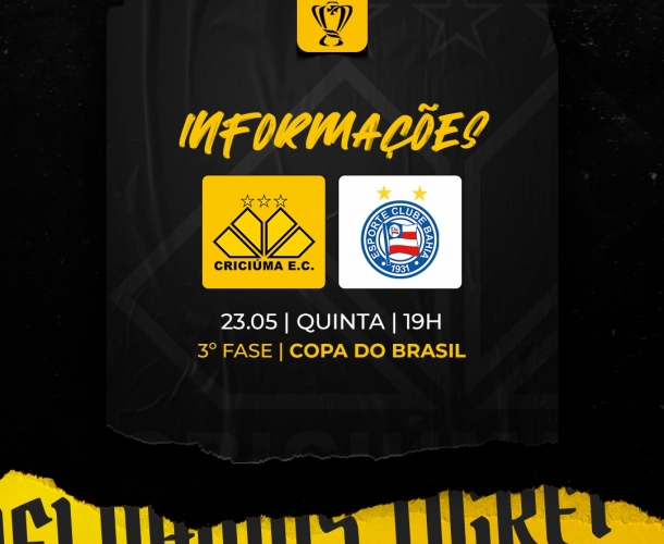 Serviço de jogo para Criciúma x Bahia