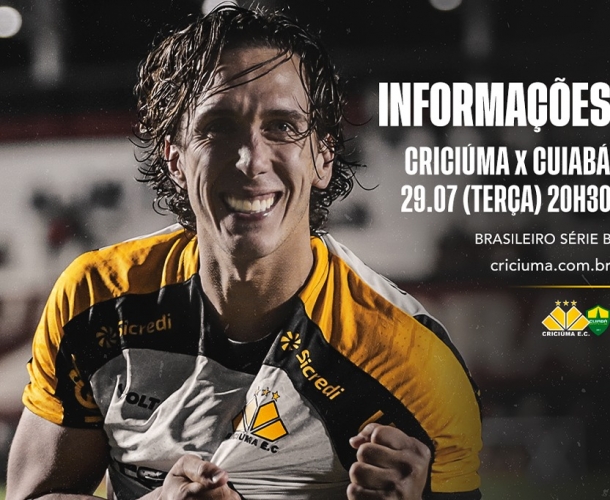 SERVIÇO DE JOGO PARA CRICIÚMA X CUIABÁ