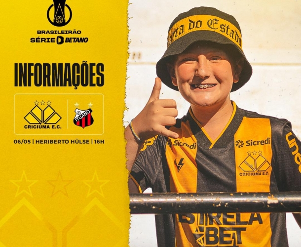 Serviço de jogo para Criciúma x Ituano