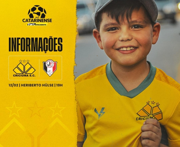 Serviço de jogo para Criciúma x Joinville