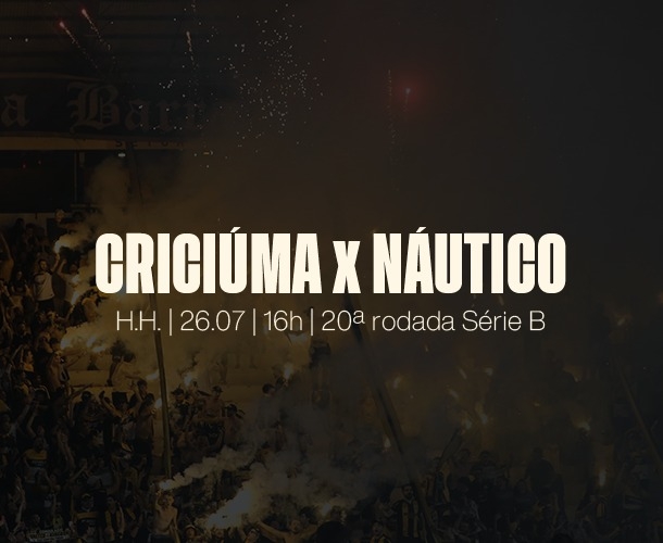 SERVIÇO DE JOGO PARA CRICIÚMA X NÁUTICO