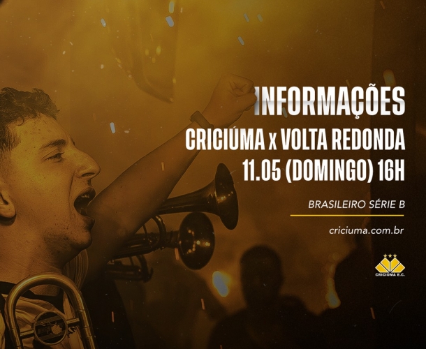 Serviço de Jogo para Criciúma X Volta Redonda