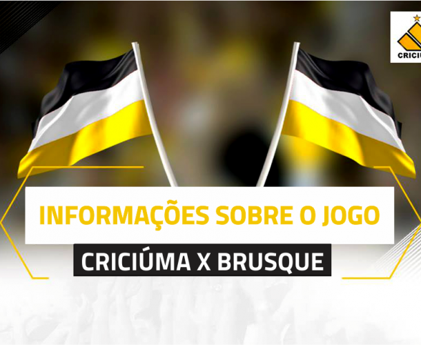 Serviço do jogo: Criciúma x Brusque