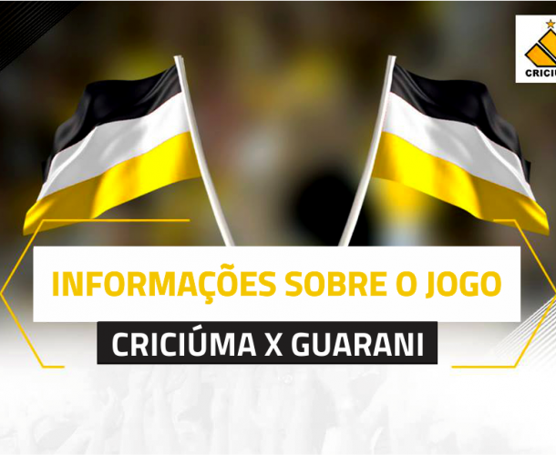 Serviço do jogo – Criciúma x Guarani