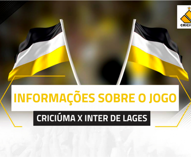 Serviço do jogo: Criciúma x Inter de Lages