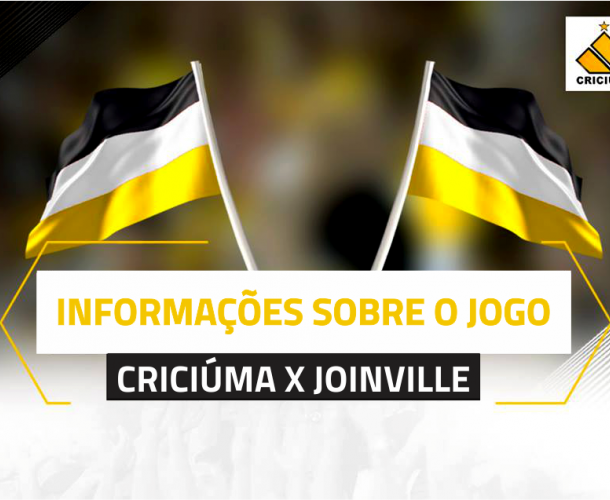 Serviço do jogo: Criciúma x Joinville