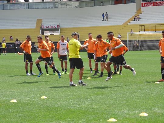 Tigre faz último treino antes de encarar o Vasco
