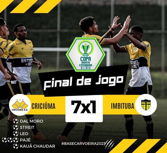 Tigre fecha a primeira fase com goleada na Copa SC Sub-21