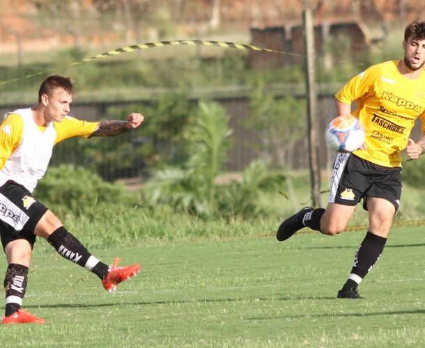 Tigre treina chutes a gol e parte tática