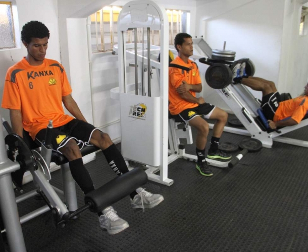 Trabalho de força no Criciúma