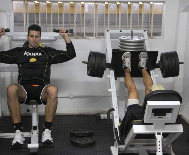 Trabalhos físicos na reapresentação